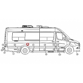 Flare Rear Passenger Side Silver NCV3 - 203624-08