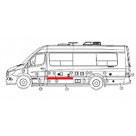 Panel Driver Side Body w/furnace Vent - 203624-66W