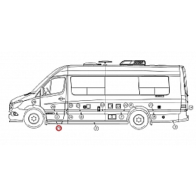 Step, Driver Side Black - 203624-72B