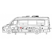 Trim Driver Side Body Forward Chrome - 203624-67