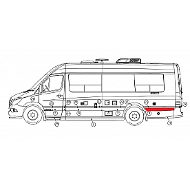 Extended Driver Side Rear Quarter Panel - 203624-42