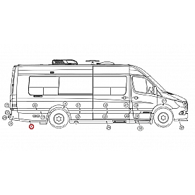 Extended Passenger Rear Transition White - 203624-40W