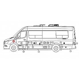 Flare, Front Driver Side Black - 203624-56B