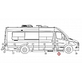 Step, Passenger Side Silver - 203624-73