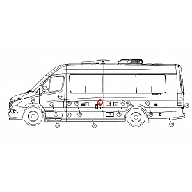 Trim, Driver Side Body, Aft, Chrome - 203624-68
