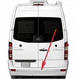 Bumper Rear w/Sensor Cutouts White 203624-59W