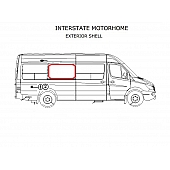  Curb Side Middle Fixed Window Glass 372260-03