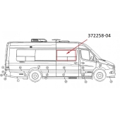 Sliding Door Window Glass Assembly 372258-04