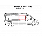 Sliding Door Window Glass Vented 372260-06