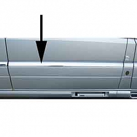 Chrome Trim Sliding Door NCV3 - 203624-27