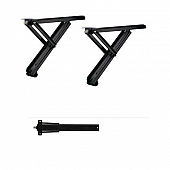 BAL RV Trailer Stabilizer Jack Stand - 5000 Pound Manual Lift - Set of 2 - 23219