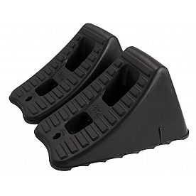 Hopkins MFG Wheel Chock - Gray Plastic - Set of 2 - 11930MIE