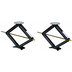 Husky Towing Leveling Manual Scissor Jack - 5000 Pound - Set of 2 - 88124