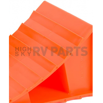 Husky Towing Wheel Chock - Bright Orange Plastic - Set of 6 - 95036-1