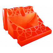 Tri-Lynx Wheel Chock R Dock Orange - 00030