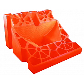 Tri-Lynx Wheel Chock R Dock Orange - 00030