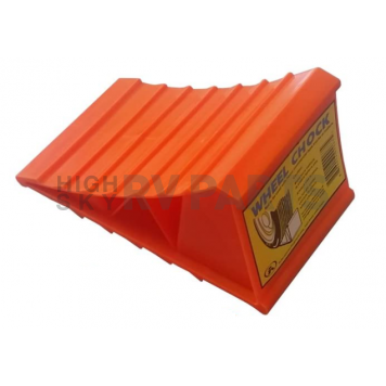 Valterra Wheel Chock Bright Orange Plastic - Pack Of 6 - A95036-1