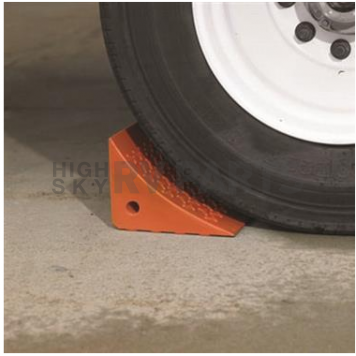 Valterra Wheel Chock Bright Orange Plastic - Pack Of 6 - A95036-2