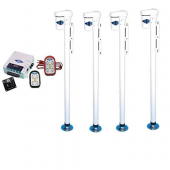 Rieco-Titan Wireless Camper Jack White - Electric 2500 lb - Set of 4 - 56211