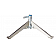 Rieco-Titan Products Camper Tripod Manual Jack with Hardware - 11010