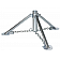 Rieco-Titan Products Camper Tripod Manual Jack with Hardware - Set of 4 - 12040