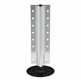 Lippert Components Leveling Jack - 8000 Pound Capacity Single Silver- 19586010