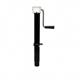 BAL RV Trailer Tongue Jack - 2000 Pound Round Sidewind - 29025