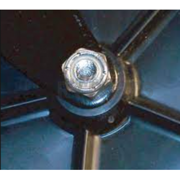 BAL RV Trailer Tongue Jack Caster - 1000 Pound 2 Inch Round Inner Tube - 29036-4