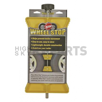 Camco Wheel Chock - Yellow Plastic Single - 44622-2