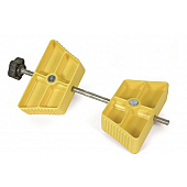Camco Wheel Chock - Yellow Plastic Single - 44622