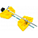 Camco Wheel Chock - Yellow Plastic Single - 44642