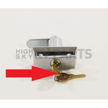 Key for Compartment Door Telescoping Lock 110101-1