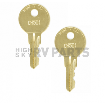 Airstream Battery Door Key Only #CH501 - Set of 2 - 381397-100