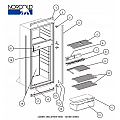 Model N610 Front Cabinet Area