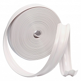 JR Products Trim Molding Insert Vinyl 1 inch x 25' White Vinyl - 10025
