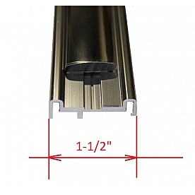 Lower Body Side Molding Aluminum 1-1/2 Inch - 115546