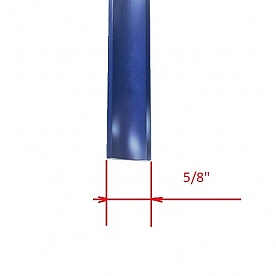 Trim Blue Belt Line Vinyl Insert 1/2 inch - Roll of 50' - 201089-01