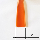 Trim Orange Rub Rail Insert 1 inch x 50' - 684706