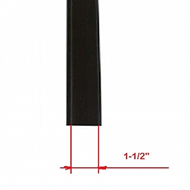 Trim Black Belt Line Insert 1-1/2 inch - 201653