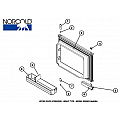N841 Upper Door Assy Wrap Style BK