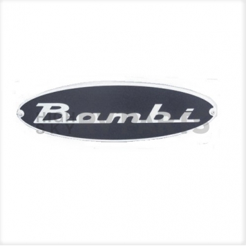 Nameplate-Bambi Black/Gray 386126