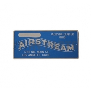 Airstream Production Serial Number Plate - 106973