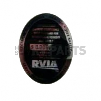 Label - RVIA Replacement Silver - 386114