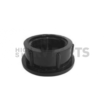 Fresh Water Tank Fill Adapter - Spin Fitting 1-1/2 Inch FPT Black - 12791