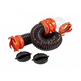  Camco RhinoFLEX Sewer Hose 3' Length - Reinforced with Steel Wire - 39768