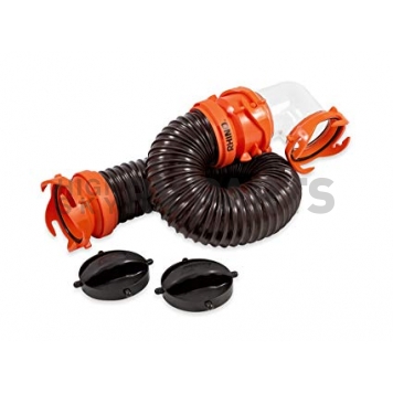  Camco RhinoFLEX Sewer Hose 3' Length - Reinforced with Steel Wire - 39768