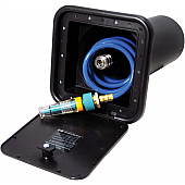 Phoenix Products Exterior Spray Port Spray-Away Black Plastic PF147008