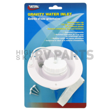 Valterra Fresh Water Inlet  - 1/2 Inch Female Pipe Thread Inside Connection White - A01-2003VP-1