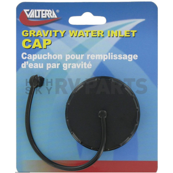Valterra Fresh Water Inlet Cap - Plastic Black - A0120SBKVP-1
