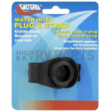 Valterra Fresh Water Inlet Cap - Plastic Black - A0170SBKVP-1